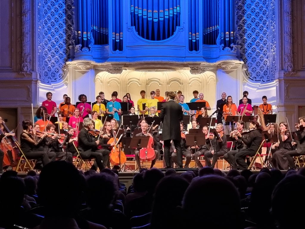 Avec l'orchestre Lamoureux